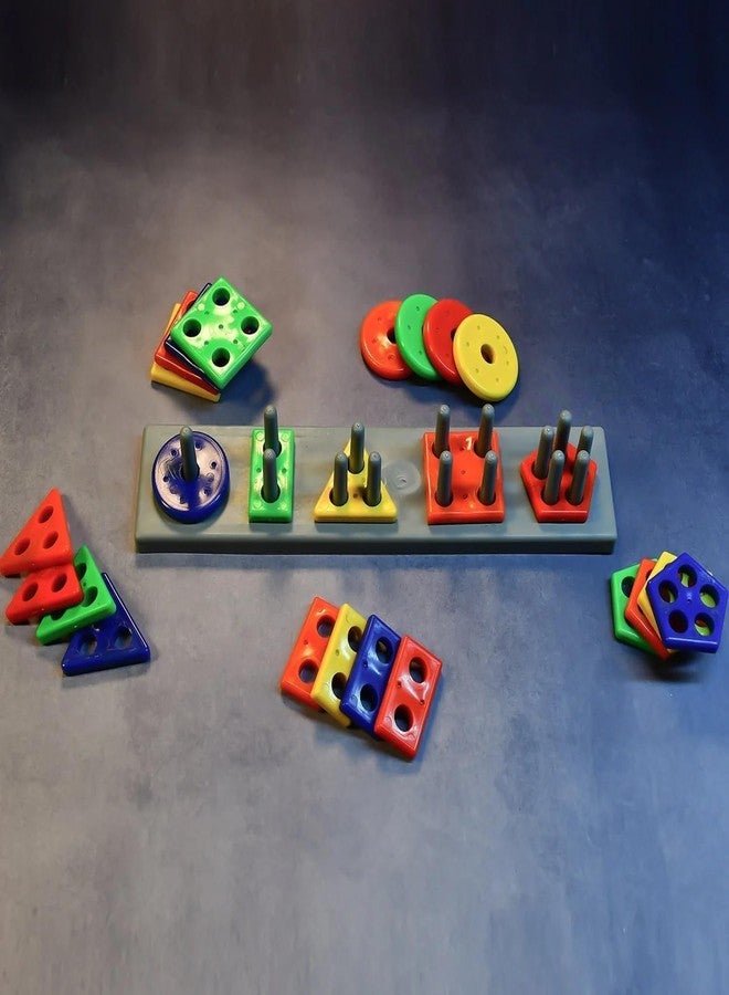Space Enterprises Smart Activity Fun&Learning Blocks Geometrics, Educational & Learning Sorter Toys (Geometric Block) - Image 4